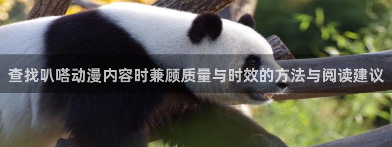 动漫之家官网：查找叭嗒动漫内容时兼顾质量与时效的方法与阅读建议